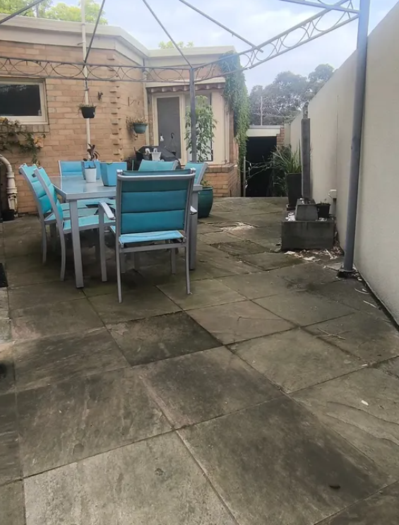 Before: existing deck